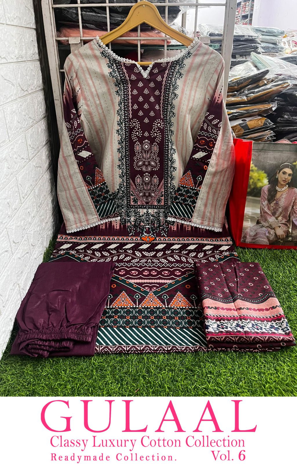Gulaal Classy Luxury Cotton Vol 6 Non Catalog Readymade Suits